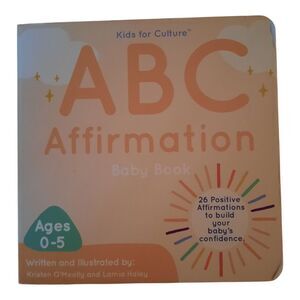 ABC Affirmation Baby Book - Orange and Green